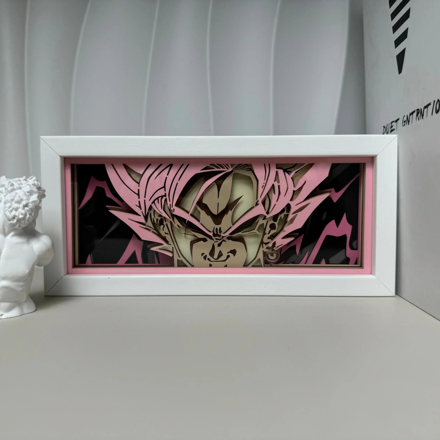 Goku Black Light Box - Dragon Ball Super Decor for Anime Fans