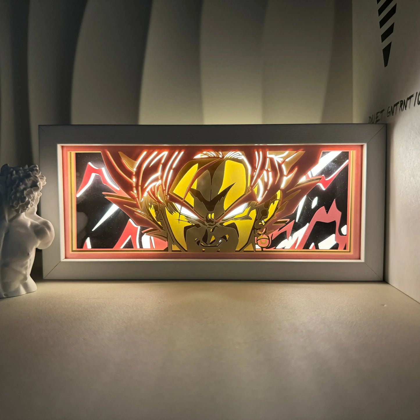 Goku Black Light Box - Dragon Ball Super Decor for Anime Fans