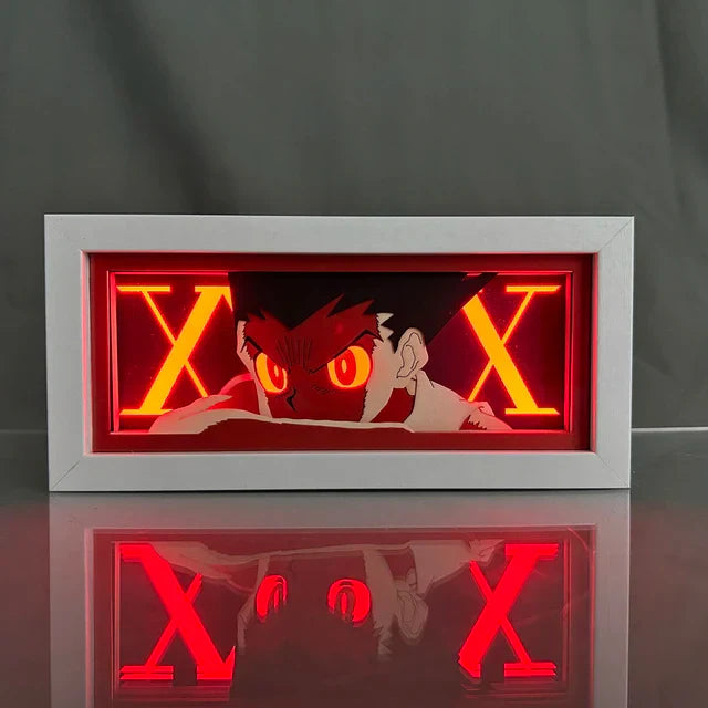 Iconic Anime 3D Light Box – Perfect LED Decor for Anime Fans