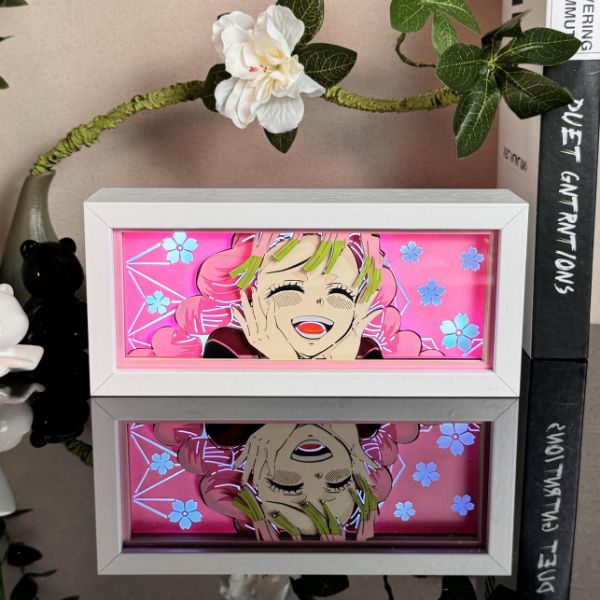 Mitsuri Light Box | LED Art of Demon Slayer's Mitsuri Kanroji