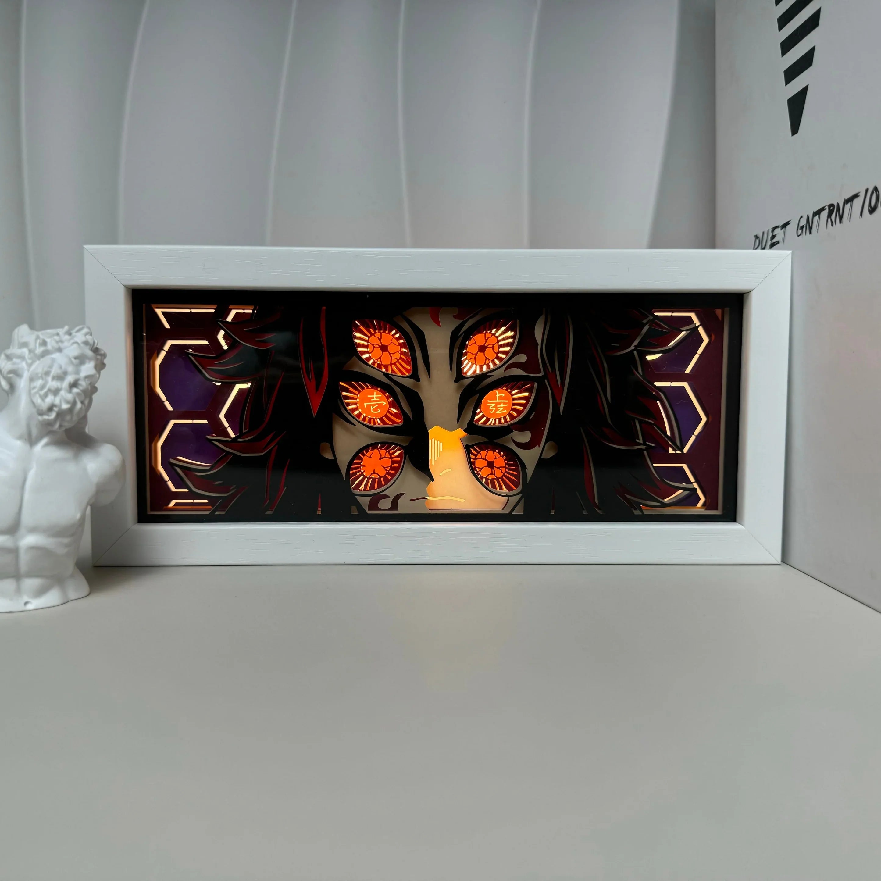 Kokushibo Light Box – Powerful Demon Slayer LED Decor