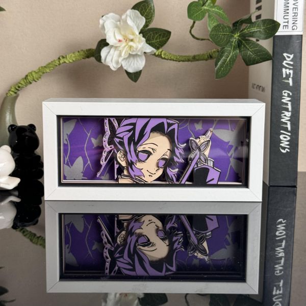 Shinobu Kochou Light Box - Beautiful Demon Slayer Anime Decor