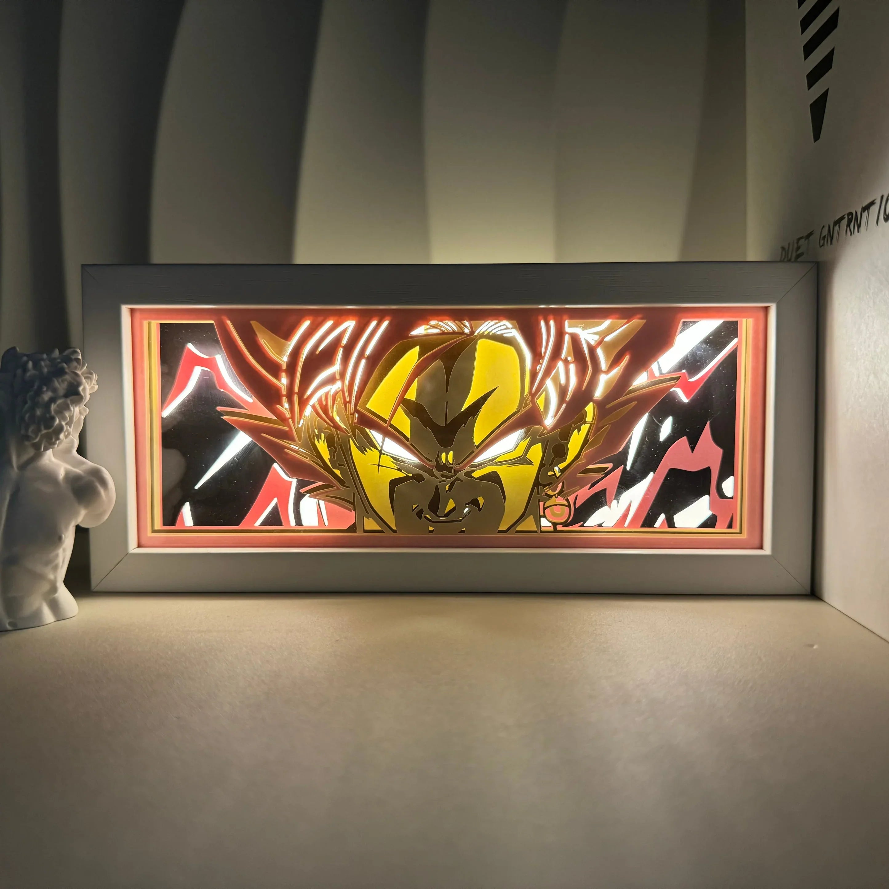 Goku Black Light Box - Dragon Ball Super Decor for Anime Fans 