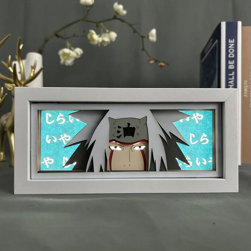 Jiraiya Light Box – Legendary Naruto Decor for Anime Collectors