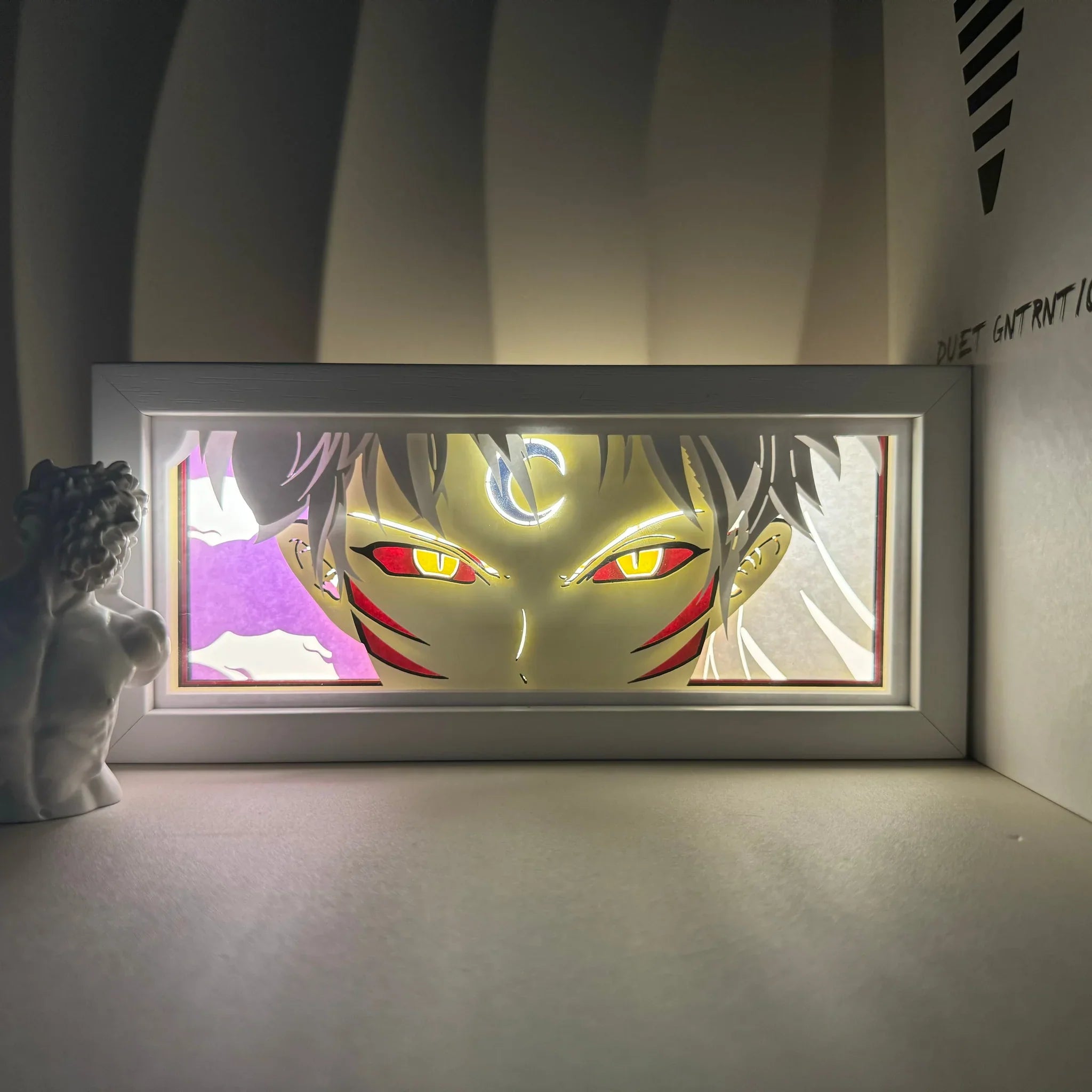 Sesshomaru Light Box - Elegant Inuyasha Anime Decor