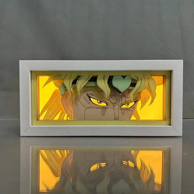 Dio Brando Light Box - JoJo's Bizarre Adventure Decor for True Fans