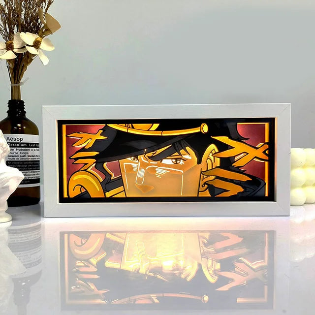 Jotaro Light Box – Iconic JoJo’s Bizarre Adventure LED Decor