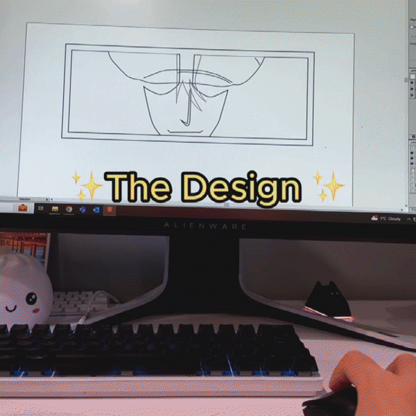 Anime light box process 1