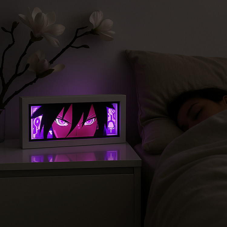 Lightbox como lâmpada de cabeceira