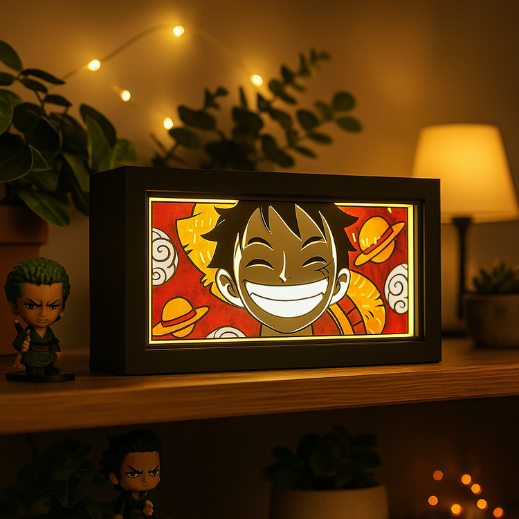 Decoração de quarto com lightbox