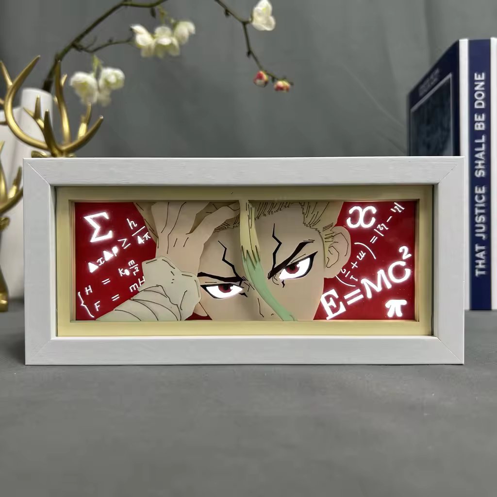 Senku Ishigami Light Box - Unique Dr. Stone Anime Decor