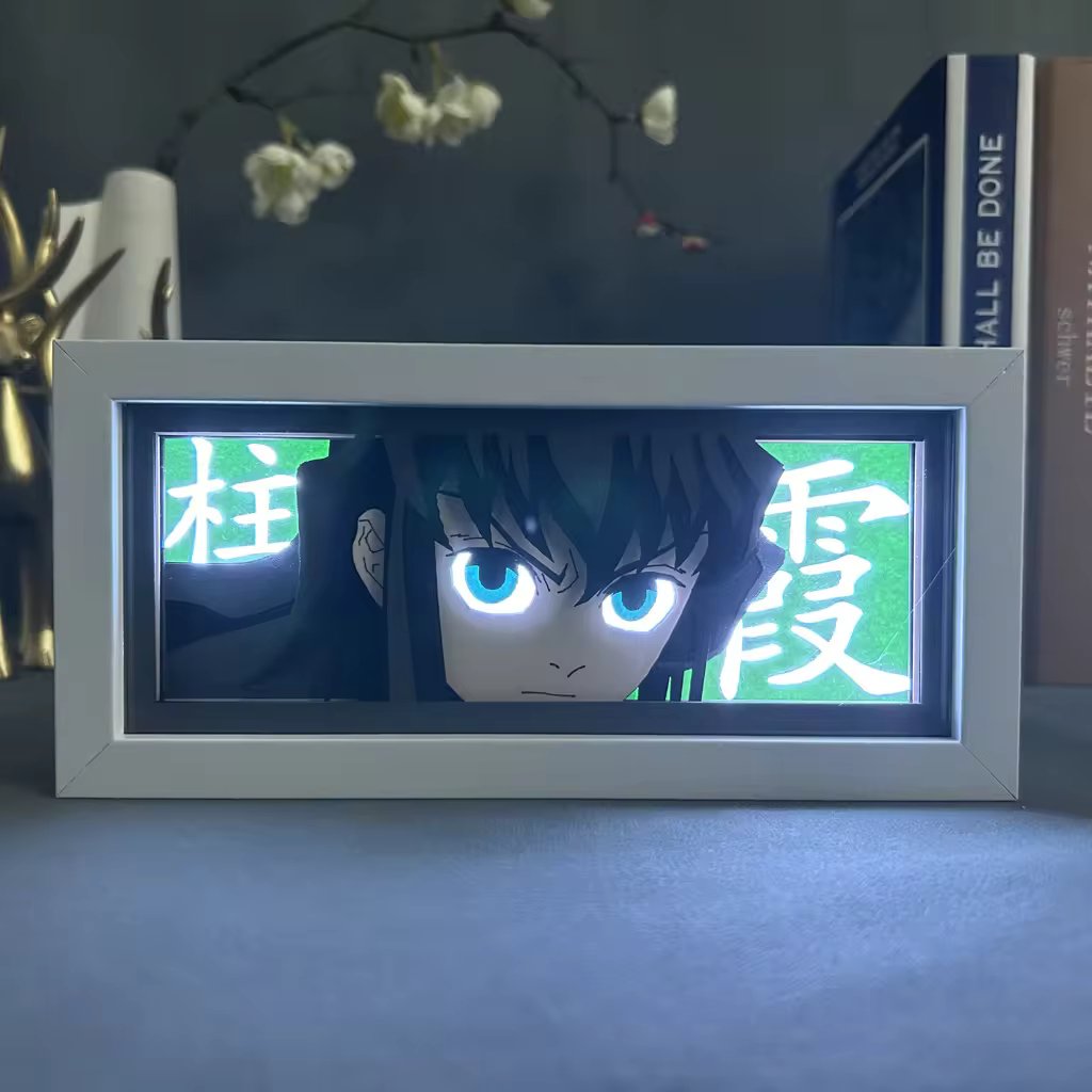 Muichiro Light Box - Captivating Demon Slayer Anime Decor