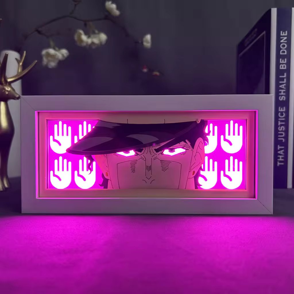 Jotaro Light Box – Iconic JoJo’s Bizarre Adventure LED Decor