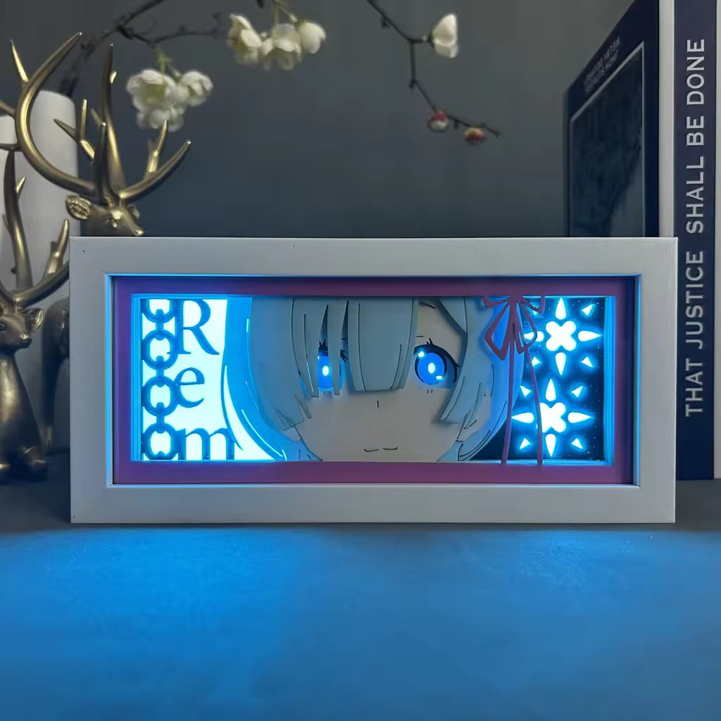 Rem Light Box - Beautiful Re Anime Decor for Fans – Manga Sekai Shop