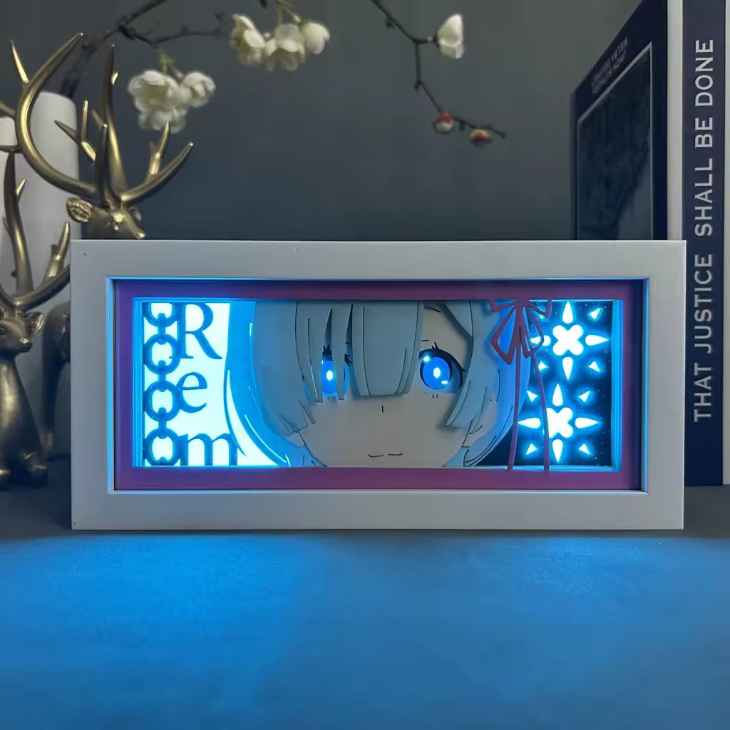 Rem Light Box - Beautiful Re
Anime Decor for Fans