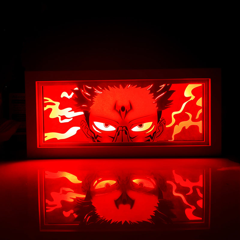 Sukuna Light Box - Powerful Jujutsu Kaisen Anime Decor