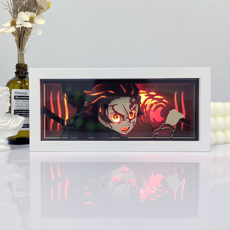 Tanjiro Light Box - Stunning Demon Slayer Anime Decor