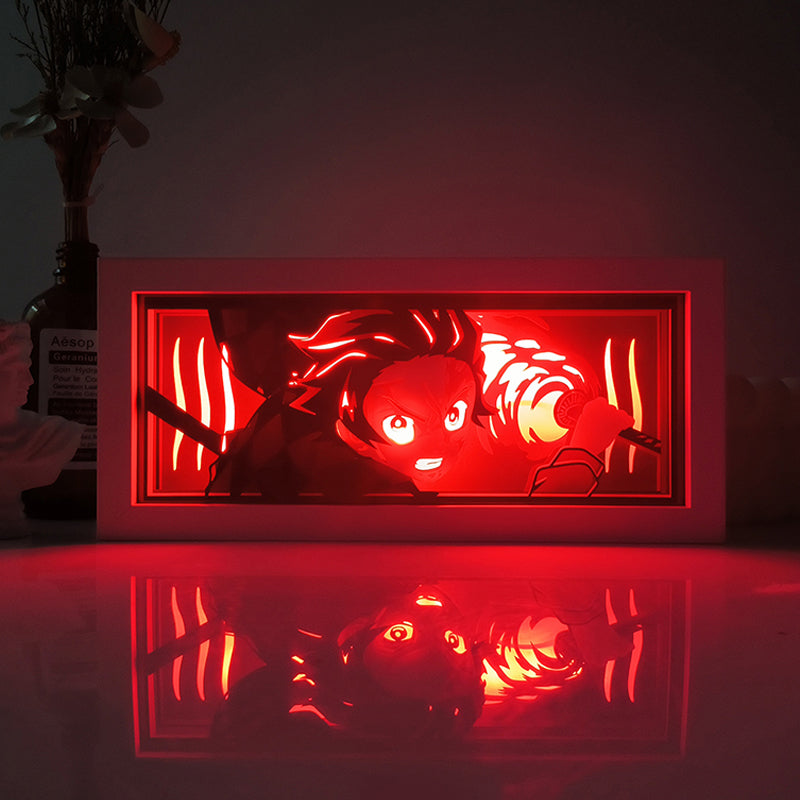 Tanjiro Light Box - Stunning Demon Slayer Anime Decor