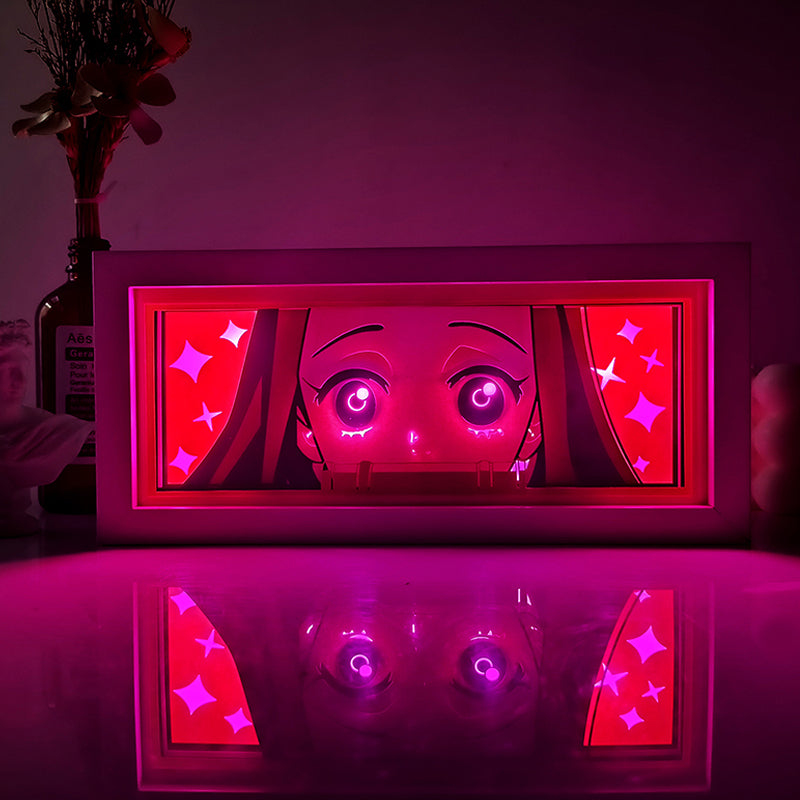 Nezuko Light Box - Beautiful Demon Slayer Anime Decor