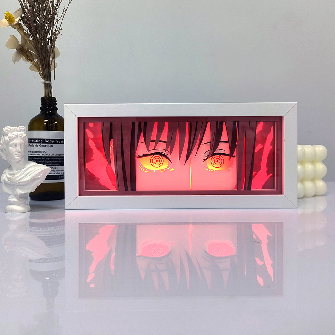 Makima Light Box – Captivating Chainsaw Man LED Decor for Fans