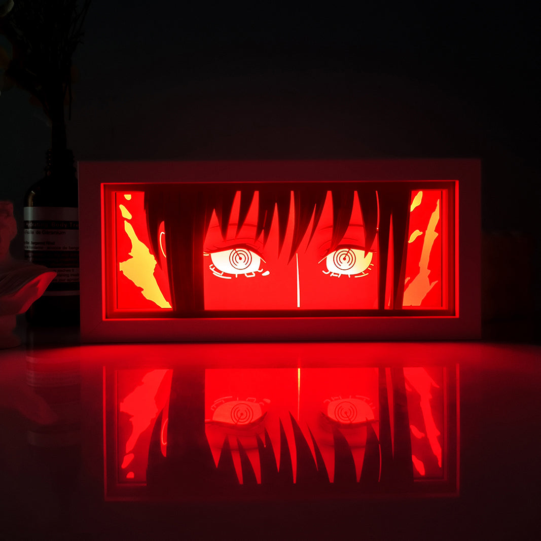 Makima Light Box – Captivating Chainsaw Man LED Decor for Fans