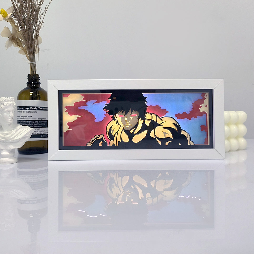 Baki Hanma Light Box - Powerful Anime Light Box for Baki Series Fans
