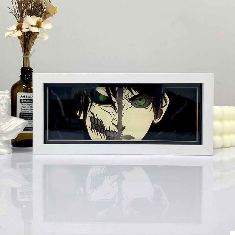 Eren Yeager Light Box - Attack on Titan Decor for Anime Lovers