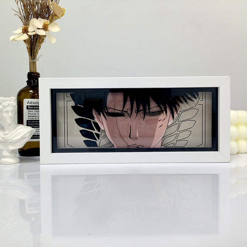 Levi Light Box – Bold Attack on Titan LED Decor for Fans