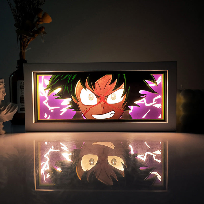 Deku Light Box - My Hero Academia Decor for Anime Enthusiasts