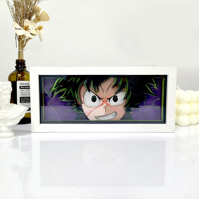 Deku Light Box - My Hero Academia Decor for Anime Enthusiasts