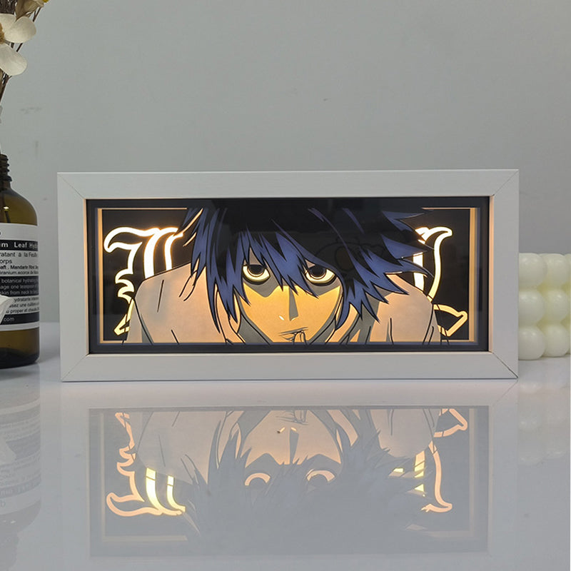 L Light Box – Iconic Death Note LED Decor for Anime Fans