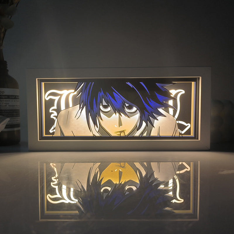 L Light Box – Iconic Death Note LED Decor for Anime Fans