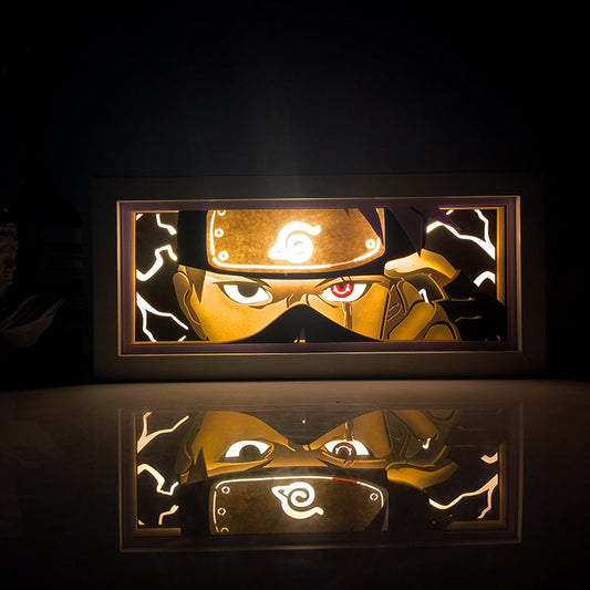 Kakashi Light Box – Striking Naruto LED Decor for Fans