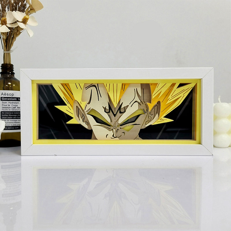 Vegeta Light Box - Bold Dragon Ball Z Decor for Anime Fans