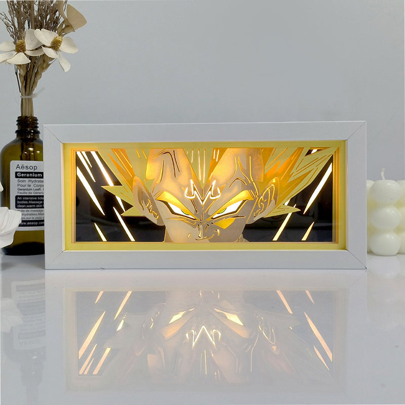 Vegeta Light Box - Bold Dragon Ball Z Decor for Anime Fans