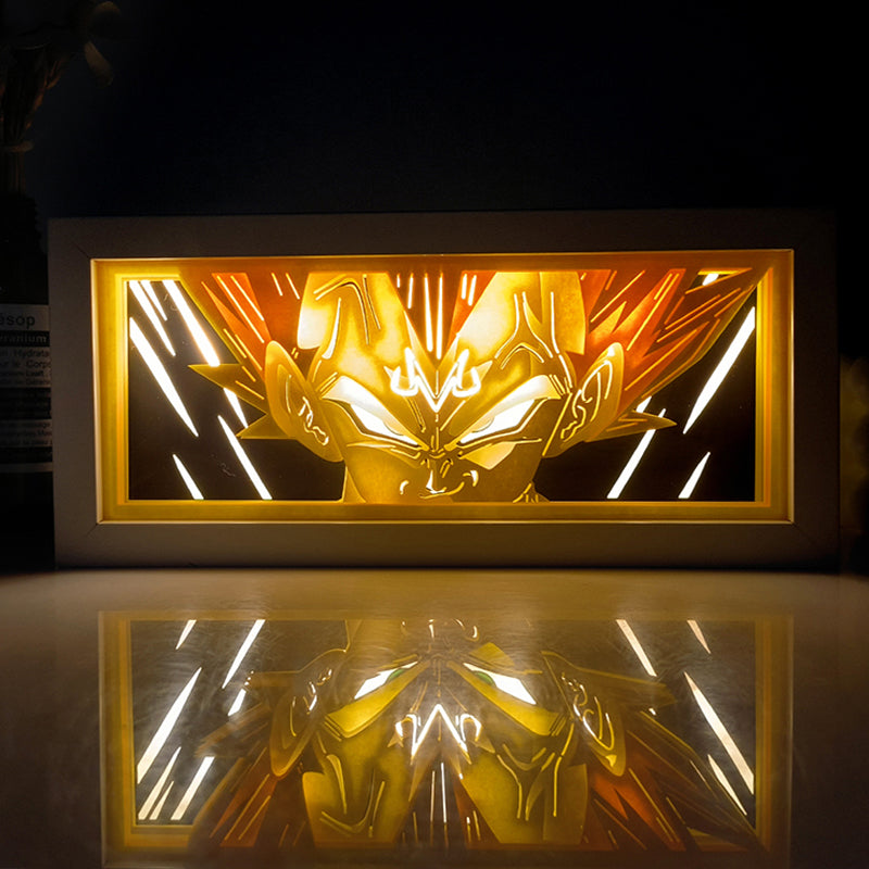 Vegeta Light Box - Bold Dragon Ball Z Decor for Anime Fans