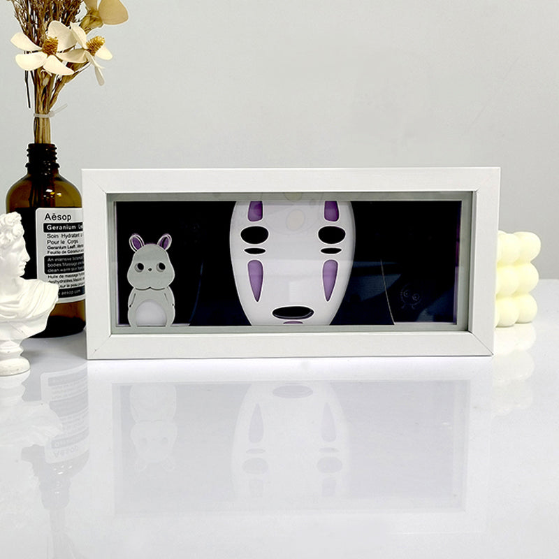 No-Face Light Box - Enchanting Spirited Away Anime Decor