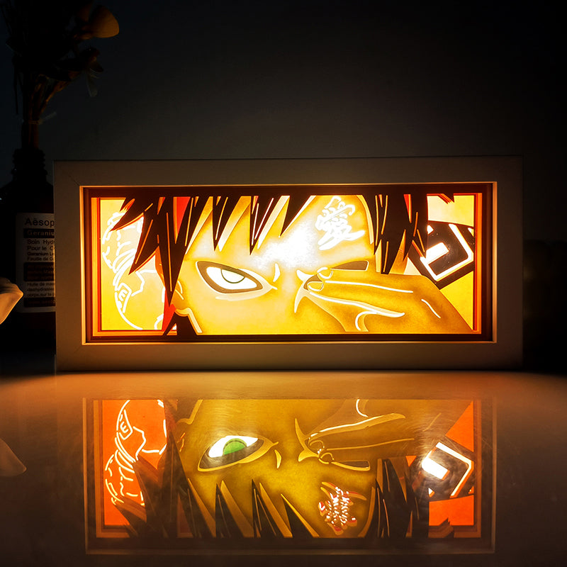 Gaara Light Box - Naruto-Inspired Decor for Anime Fans