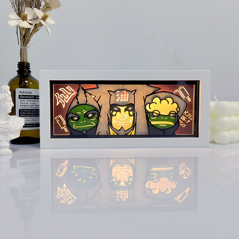 Jiraiya Light Box – Legendary Naruto Decor for Anime Collectors