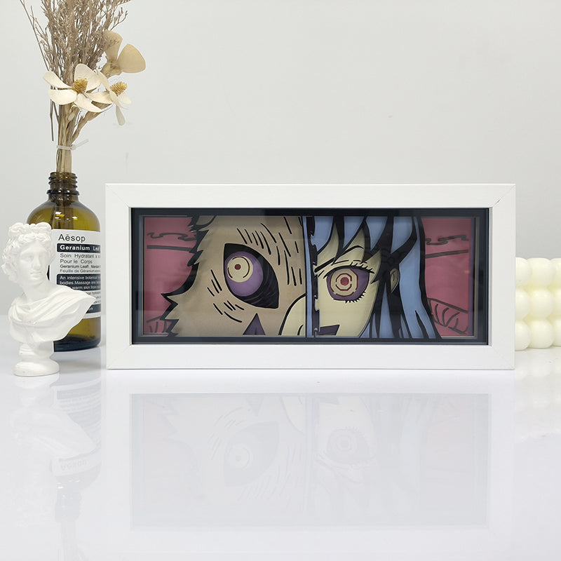 Inosuke Light Box – Bold Demon Slayer Decor for Anime Enthusiasts