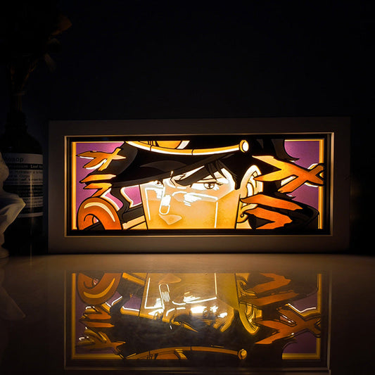 Jotaro Light Box – Iconic JoJo’s Bizarre Adventure LED Decor