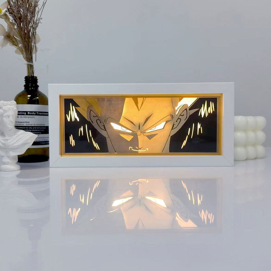 Vegeta Light Box - Bold Dragon Ball Z Decor for Anime Fans