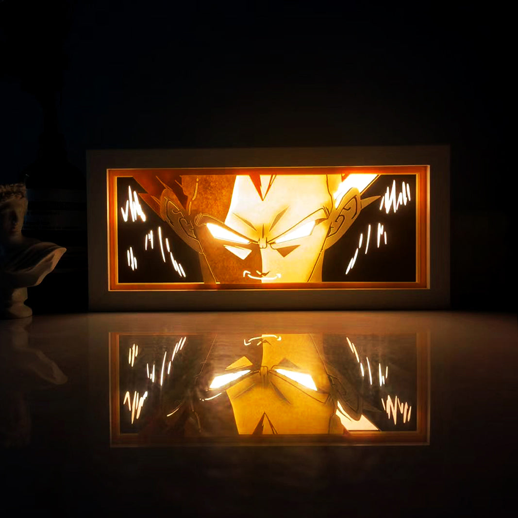 Vegeta Light Box - Bold Dragon Ball Z Decor for Anime Fans