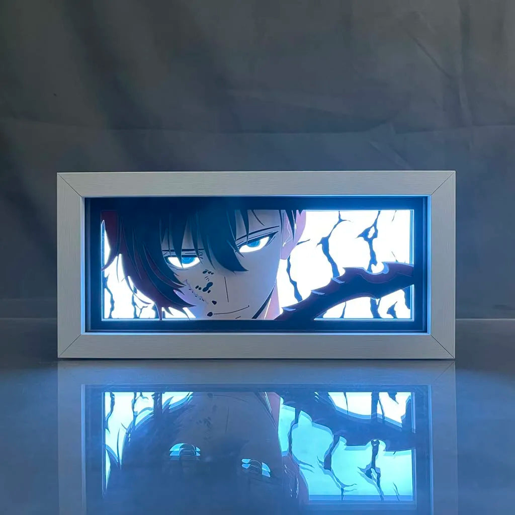 Sung Jin Woo Light Box - Dynamic Solo Leveling Anime Decor