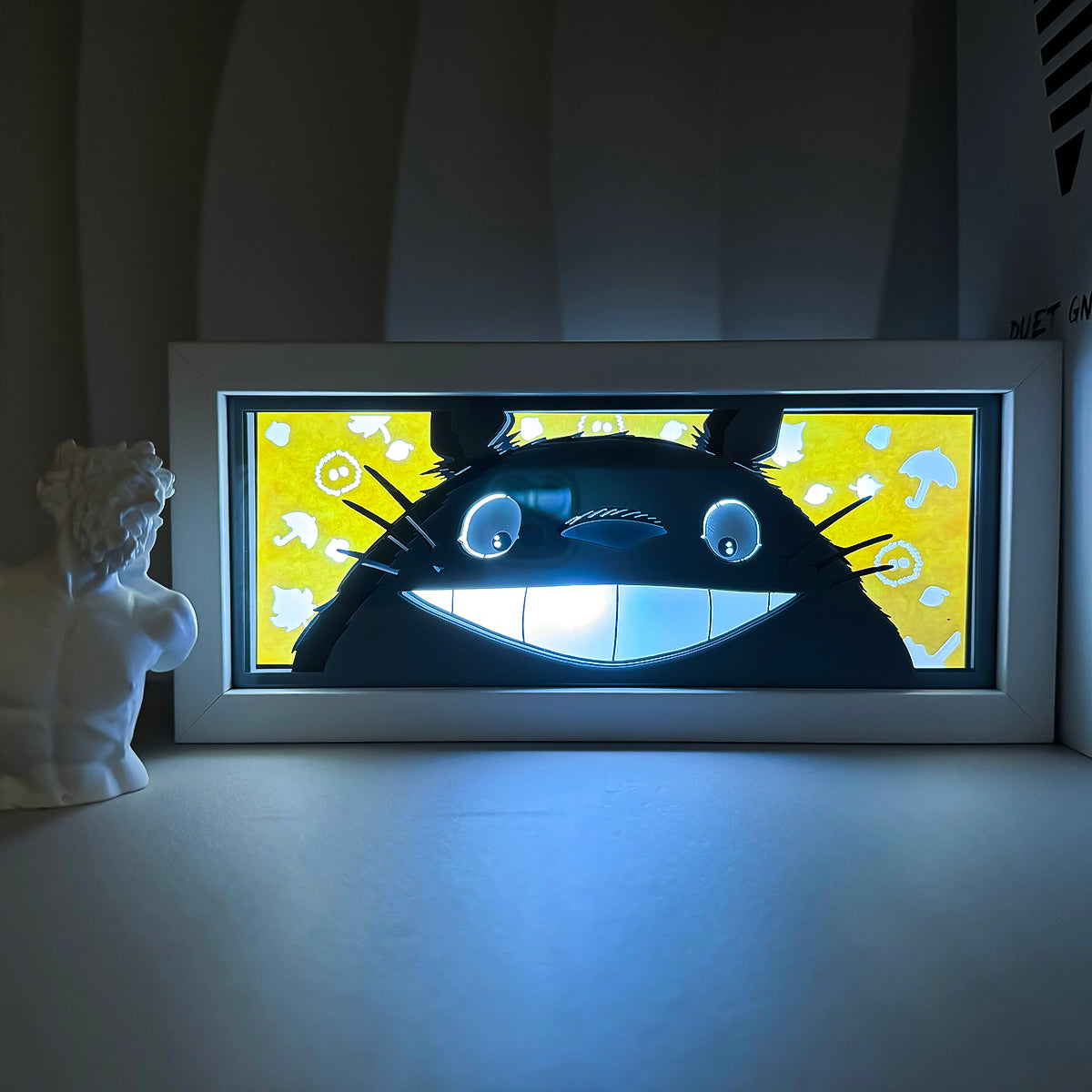 Totoro Light Box - Whimsical Studio Ghibli Decor for Anime Fans
