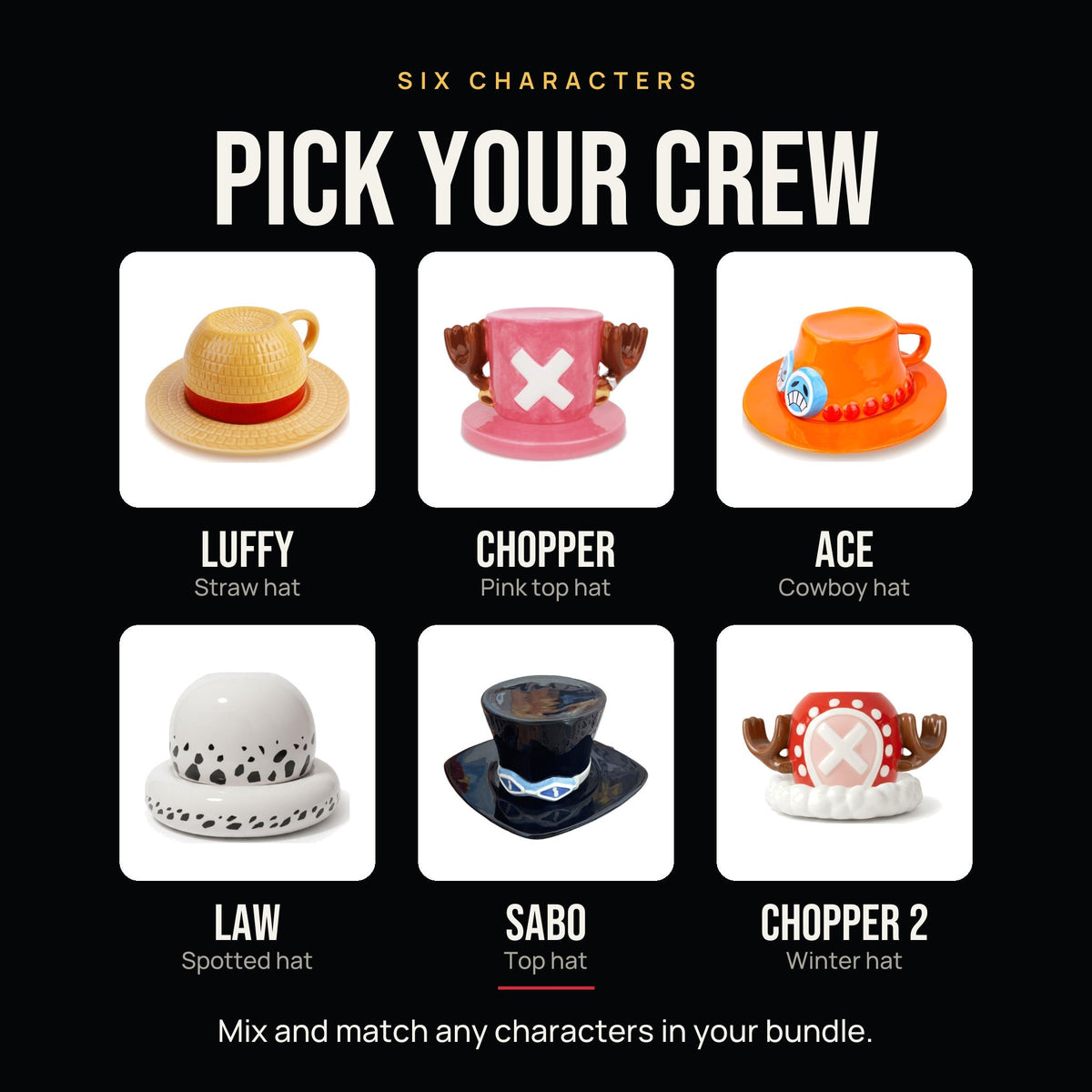 Strawhat Mugs - Manga Sekai Shop